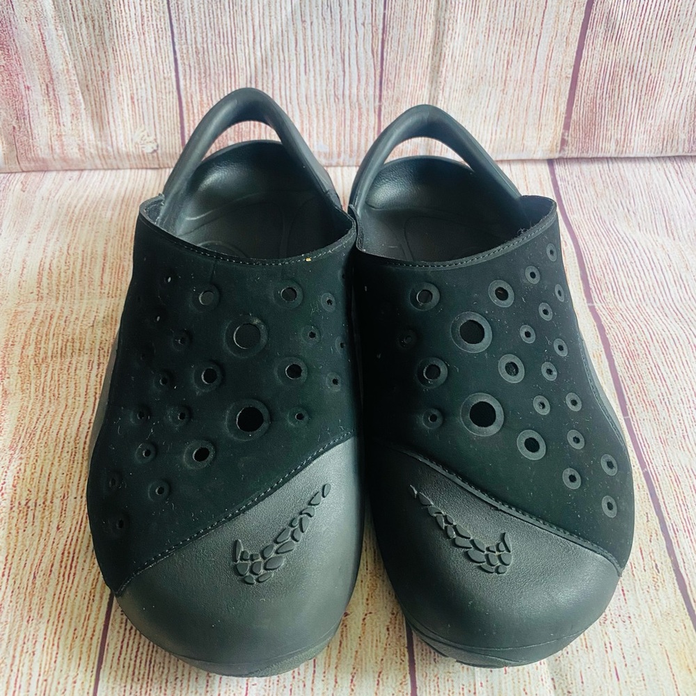 Nike Aqua Swoosh Sandals Men's Size 7 - Black/Anthracite - Good Used Condition